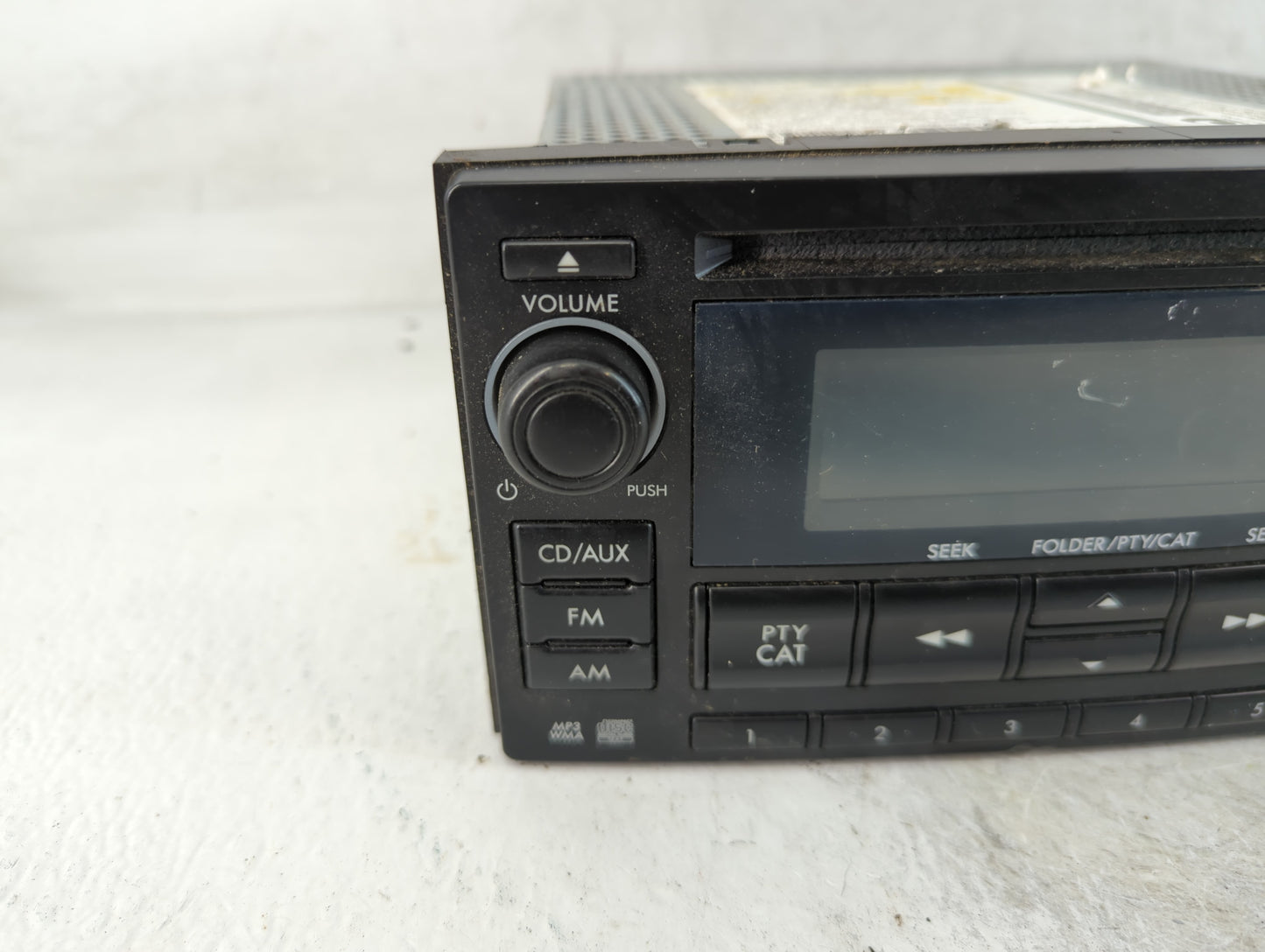 2012-2014 Subaru Impreza Radio AM FM Cd Player Receiver Replacement P/N:86201FJ620 Fits Fits 2012 2013 2014 OEM Used Auto Parts - Oemusedautoparts1.com