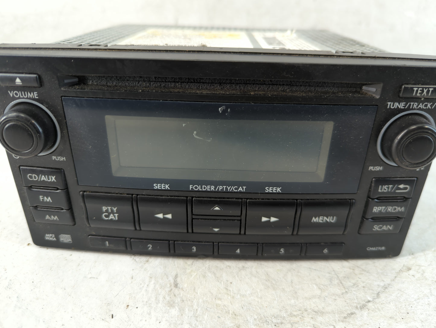 2012-2014 Subaru Impreza Radio AM FM Cd Player Receiver Replacement P/N:86201FJ620 Fits Fits 2012 2013 2014 OEM Used Auto Parts - Oemusedautoparts1.com