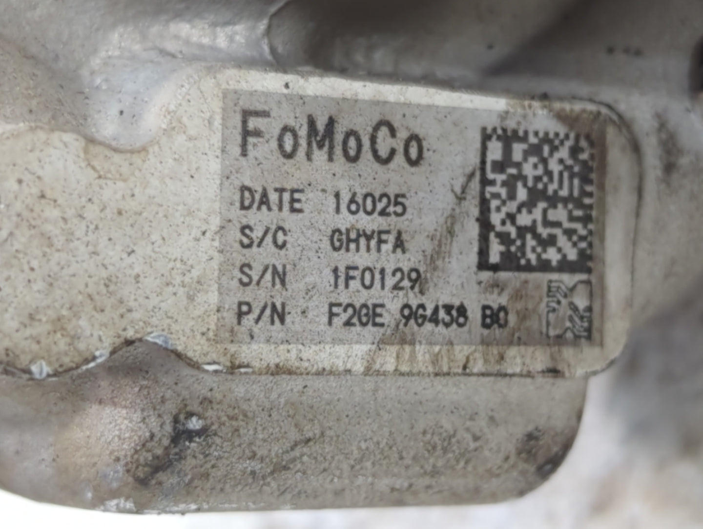 2017 Ford Fusion Turbocharger Turbo Charger Super Charger Supercharger - Oemusedautoparts1.com