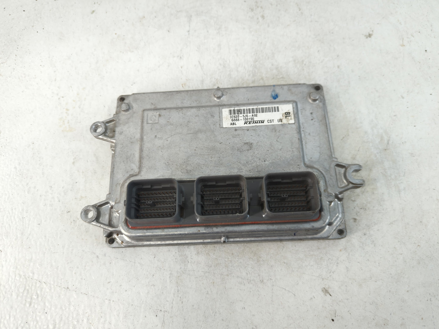 2016 Acura Mdx PCM Engine Control Computer ECU ECM PCU OEM P/N:G888-100190 37820-5J6-A92 Fits OEM Used Auto Parts - Oemusedautoparts1.com