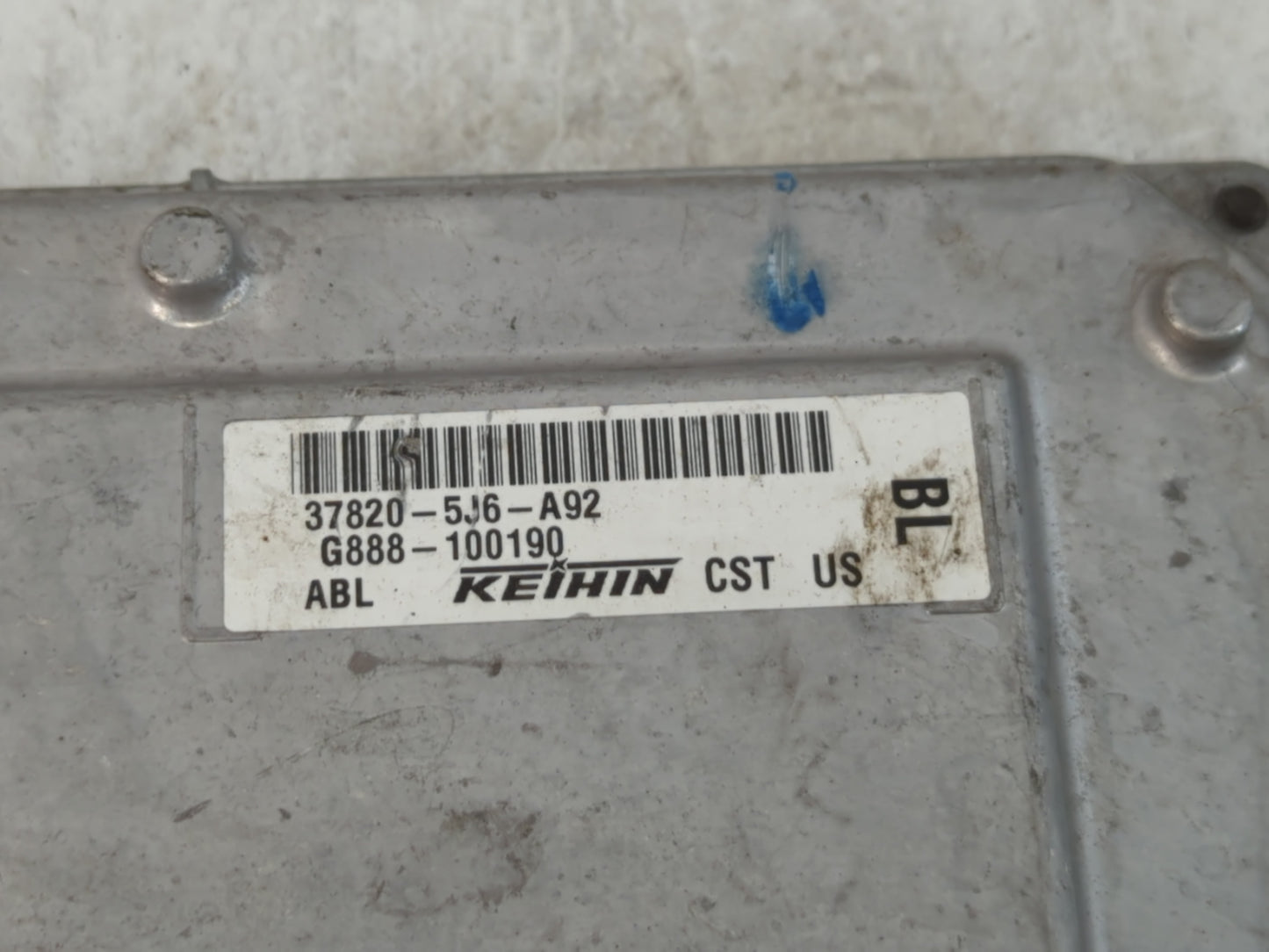 2016 Acura Mdx PCM Engine Control Computer ECU ECM PCU OEM P/N:G888-100190 37820-5J6-A92 Fits OEM Used Auto Parts - Oemusedautoparts1.com