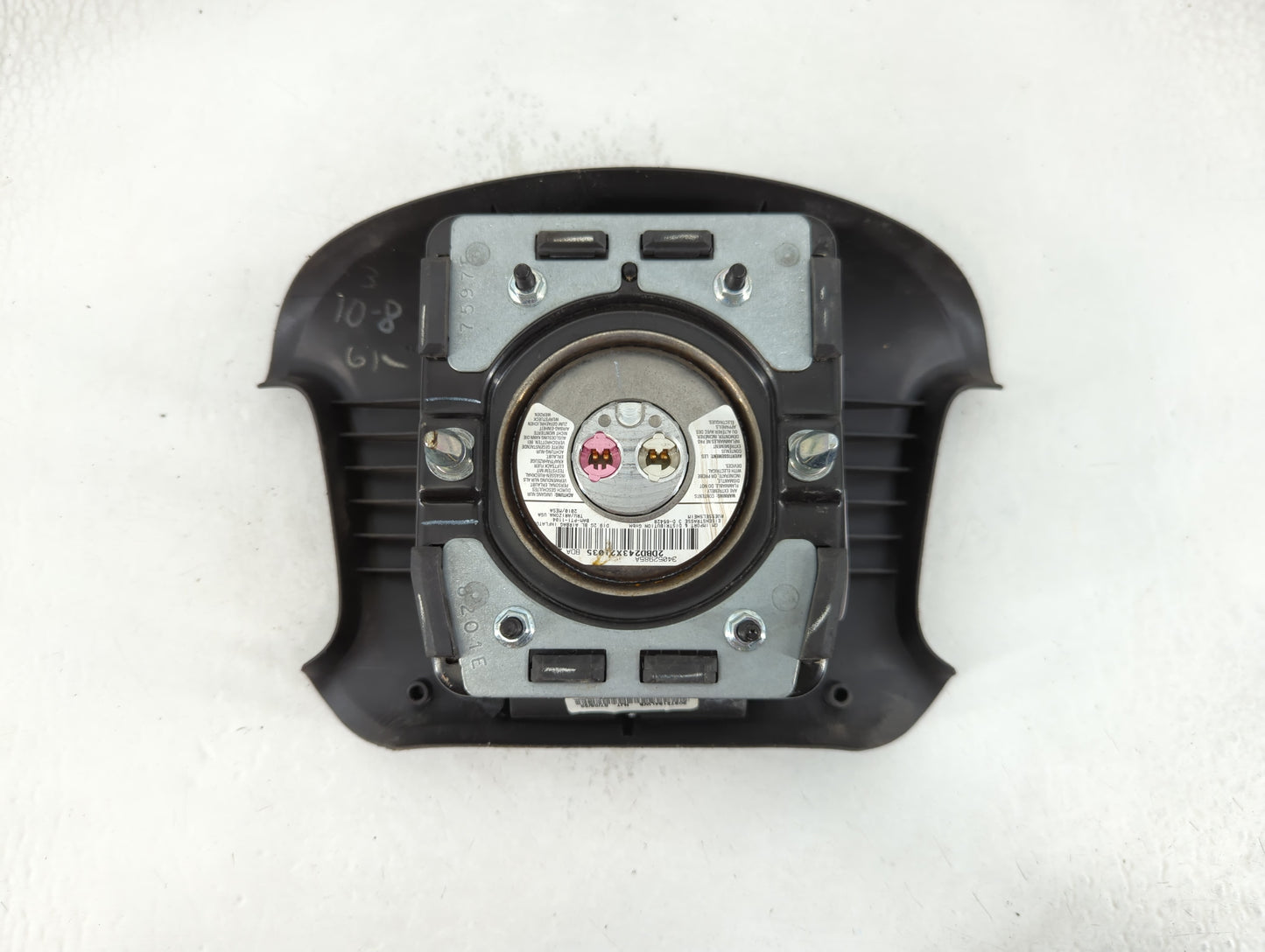 2006-2011 Cadillac Dts Air Bag Driver Left Steering Wheel Mounted P/N:34052985A Fits Fits 2006 2007 2008 2009 2010 2011 OEM Used Auto Parts - Oemusedautoparts1.com