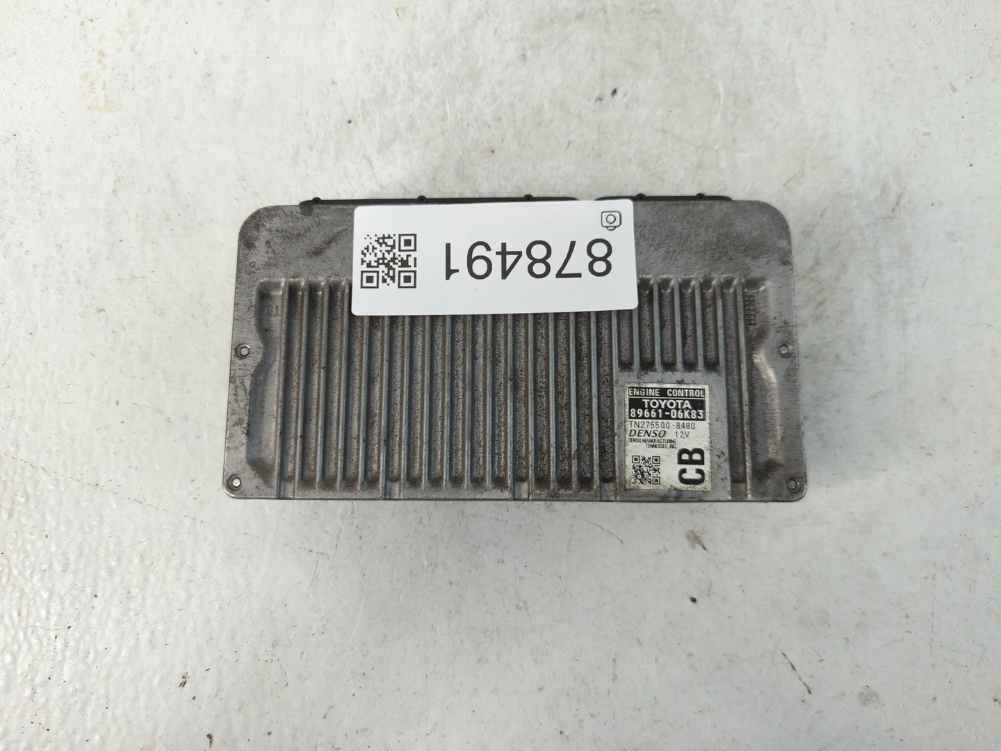 2014 Toyota Camry PCM Engine Control Computer ECU ECM PCU OEM P/N:TN275500-8480 89661-06K83 Fits OEM Used Auto Parts - Oemusedautoparts1.com