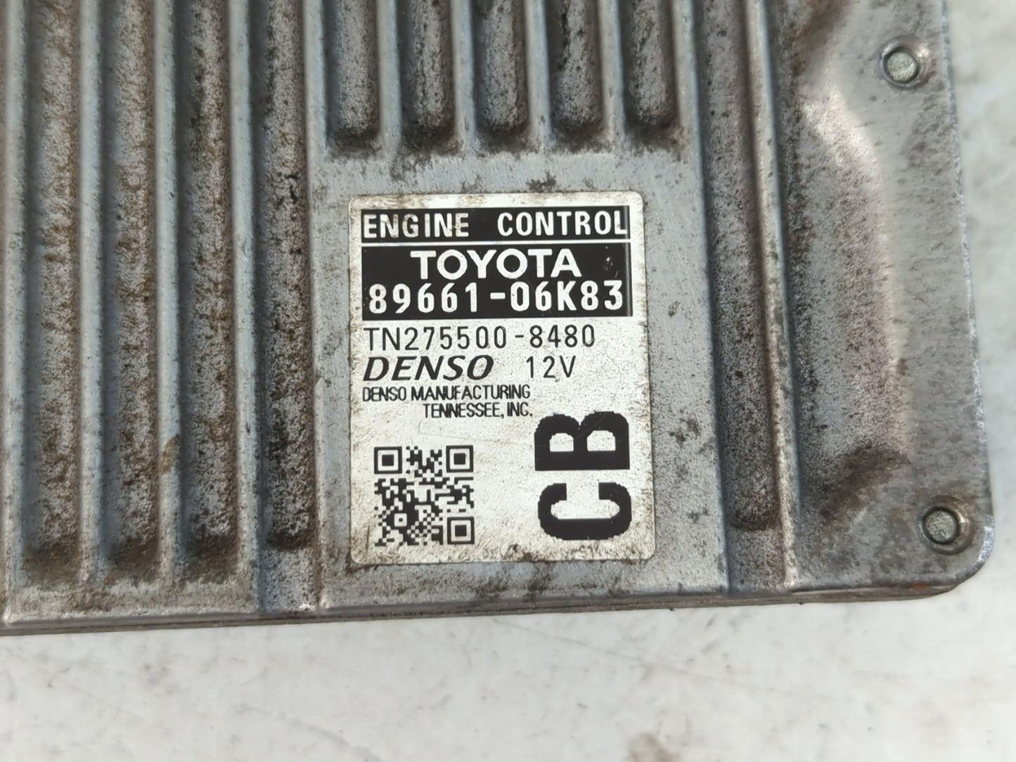2014 Toyota Camry PCM Engine Control Computer ECU ECM PCU OEM P/N:TN275500-8480 89661-06K83 Fits OEM Used Auto Parts - Oemusedautoparts1.com