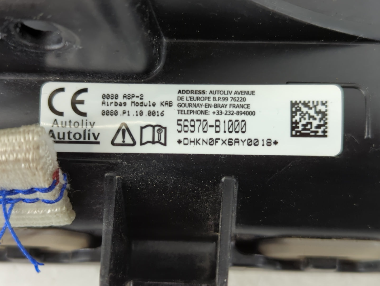 2015-2016 Hyundai Genesis Air Bag Driver Left Knee OEM P/N:56970-B1000 Fits Fits 2015 2016 2017 2018 2019 2020 OEM Used Auto Parts - Oemusedautoparts1.com