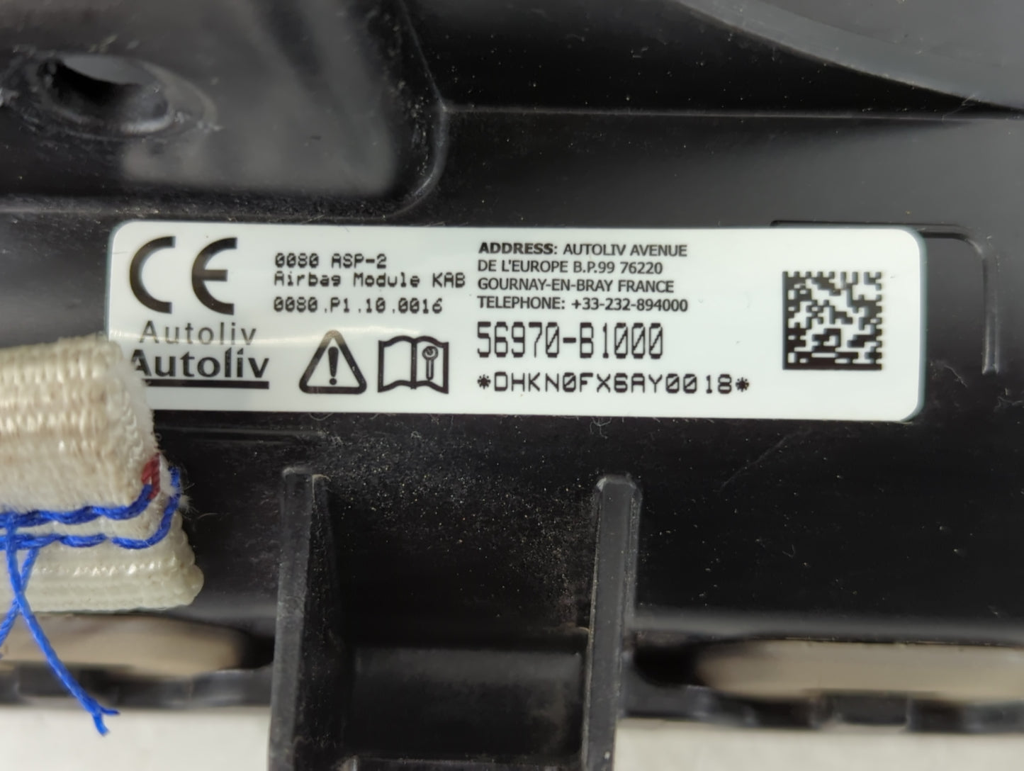 2015-2016 Hyundai Genesis Air Bag Driver Left Knee OEM P/N:56970-B1000 Fits Fits 2015 2016 2017 2018 2019 2020 OEM Used Auto Parts - Oemusedautoparts1.com