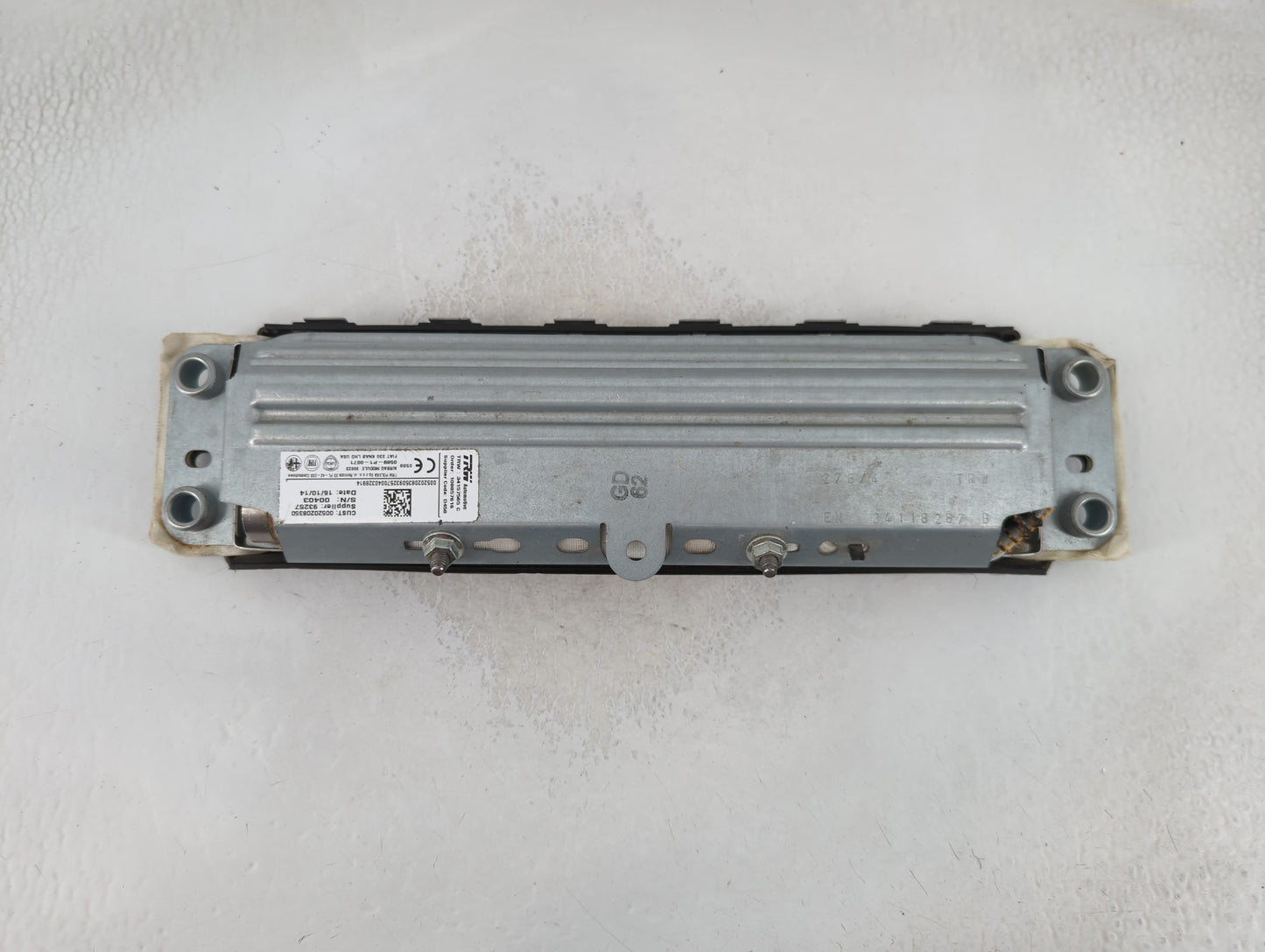 2012-2017 Fiat 500 Air Bag Driver Left Knee OEM P/N:00520208350 Fits Fits 2012 2013 2014 2015 2016 2017 OEM Used Auto Parts - Oemusedautoparts1.com