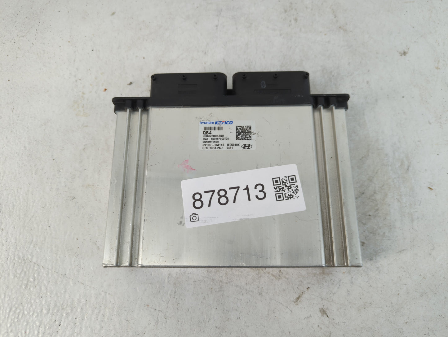 2020 Hyundai Venue PCM Engine Control Computer ECU ECM PCU OEM P/N:39100-2M145 Fits OEM Used Auto Parts - Oemusedautoparts1.com
