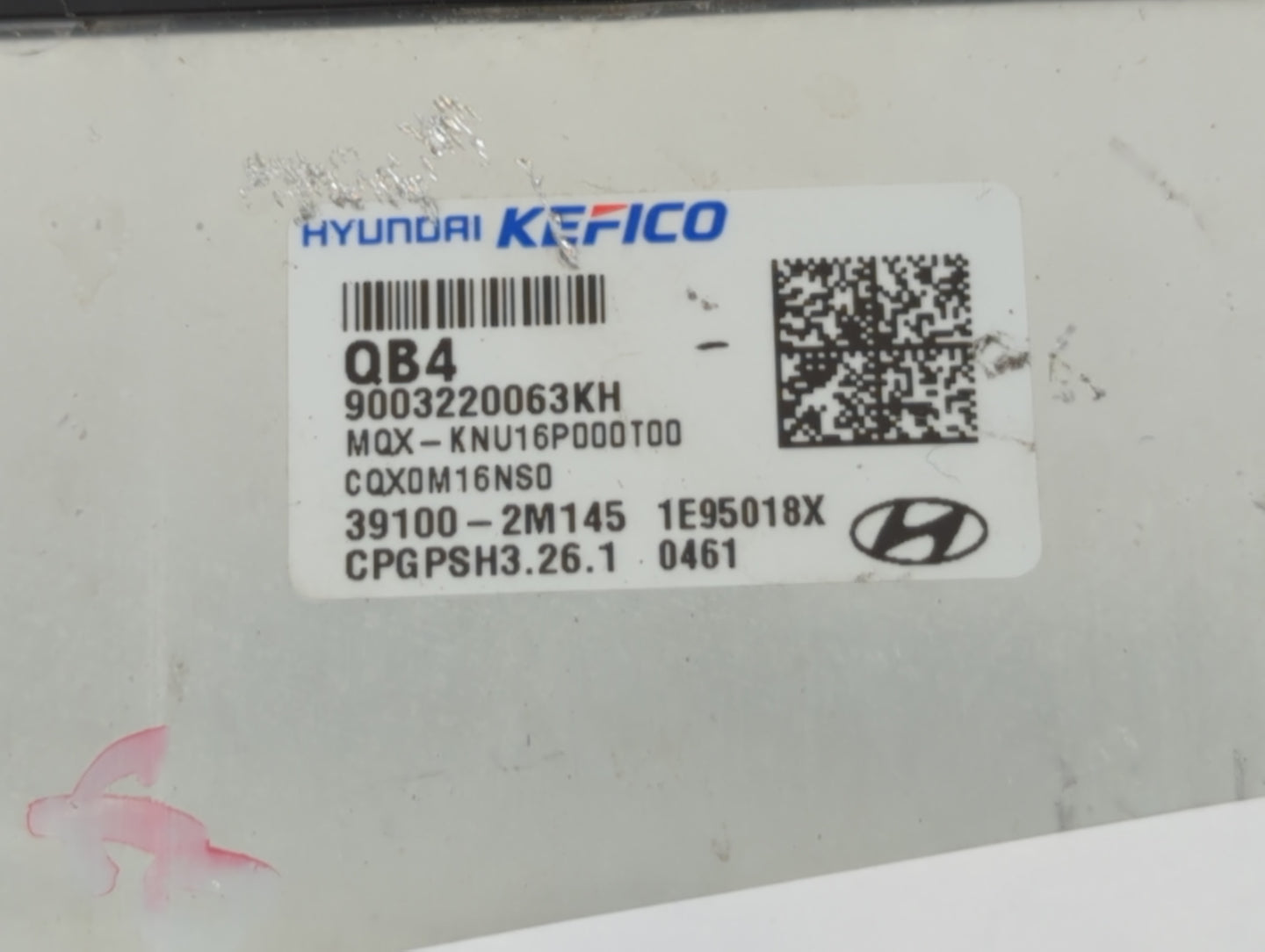 2020 Hyundai Venue PCM Engine Control Computer ECU ECM PCU OEM P/N:39100-2M145 Fits OEM Used Auto Parts - Oemusedautoparts1.com