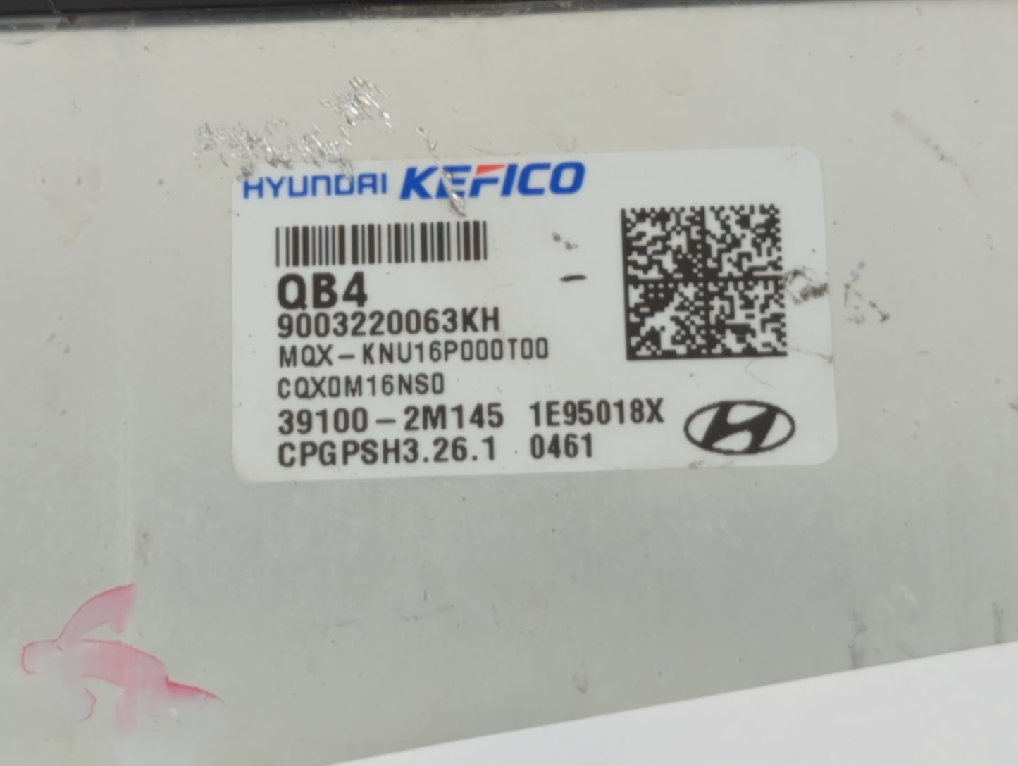 2020 Hyundai Venue PCM Engine Control Computer ECU ECM PCU OEM P/N:39100-2M145 Fits OEM Used Auto Parts - Oemusedautoparts1.com