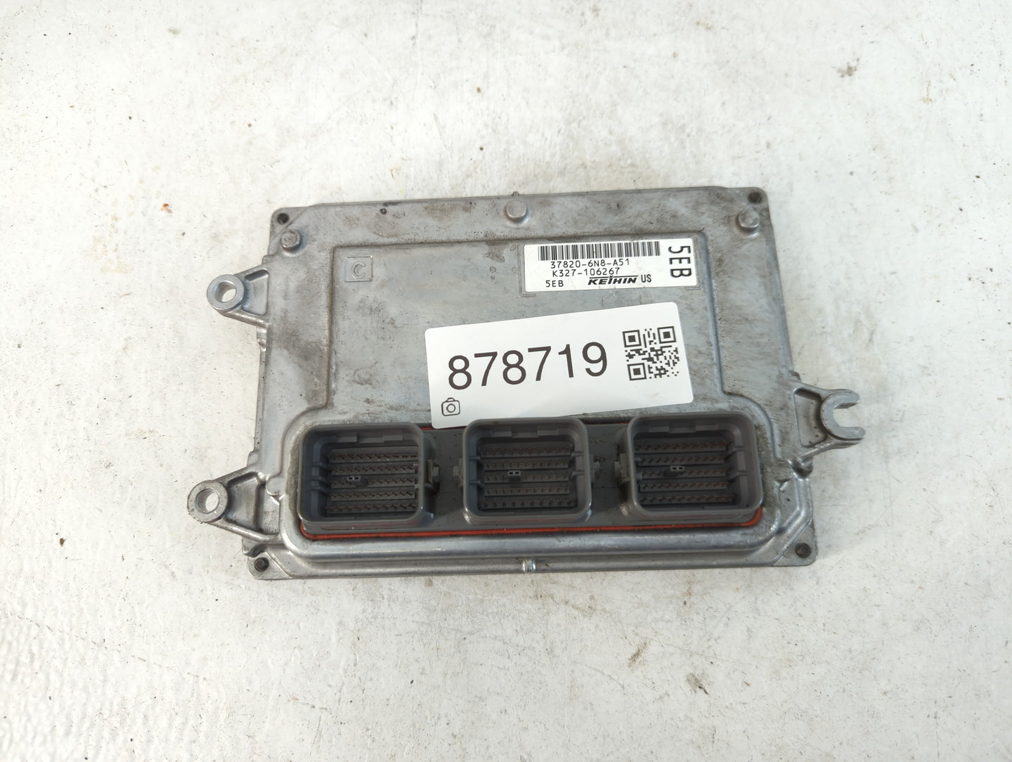 2020 Honda Hr-V PCM Engine Control Computer ECU ECM PCU OEM P/N:K327-106267 37820-6N8-A51 Fits OEM Used Auto Parts - Oemusedautoparts1.com