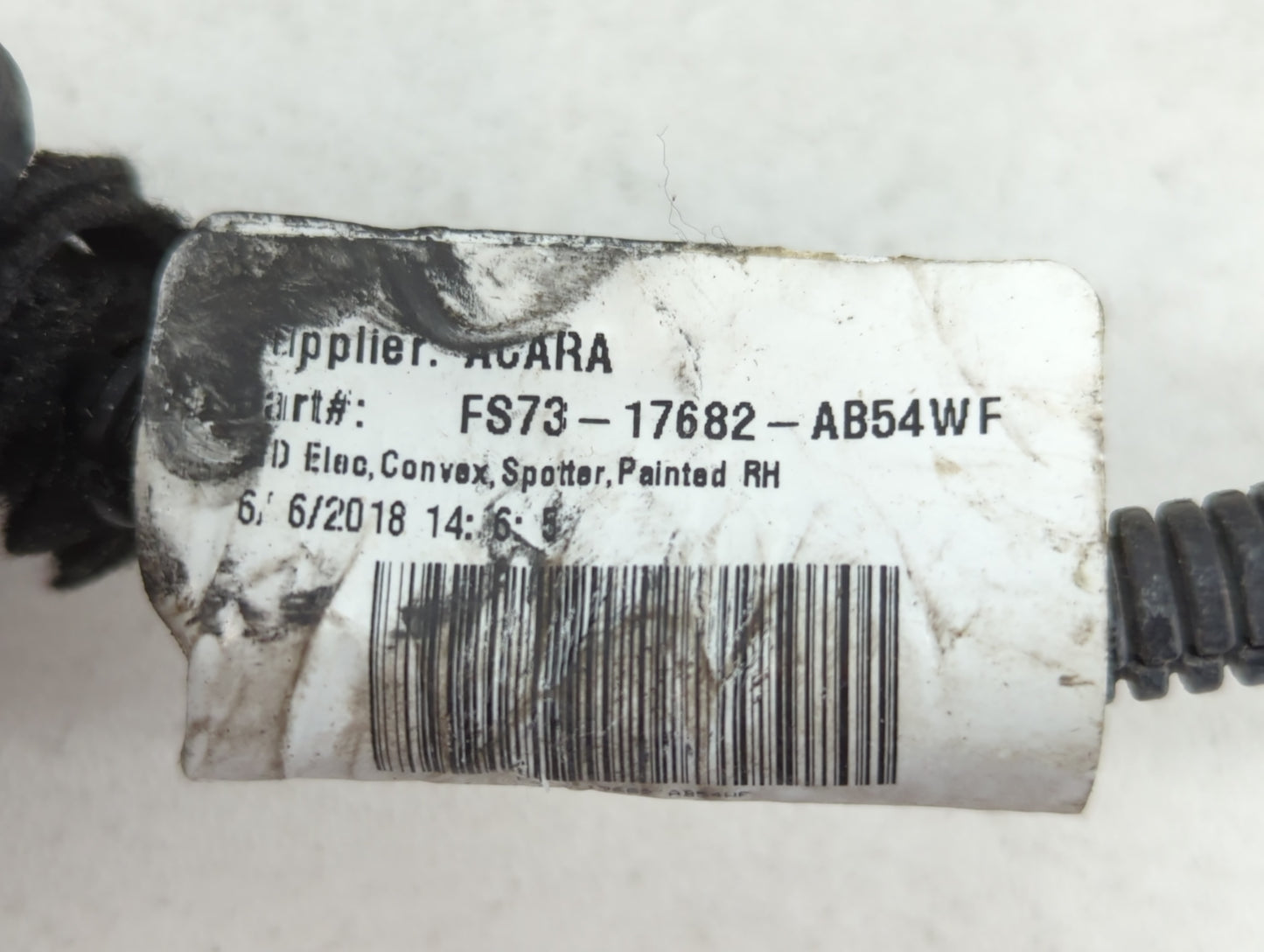 2018 Ford Fusion Side Mirror Replacement Passenger Right View Door Mirror P/N:FS73-17682-AB54WF Fits OEM Used Auto Parts