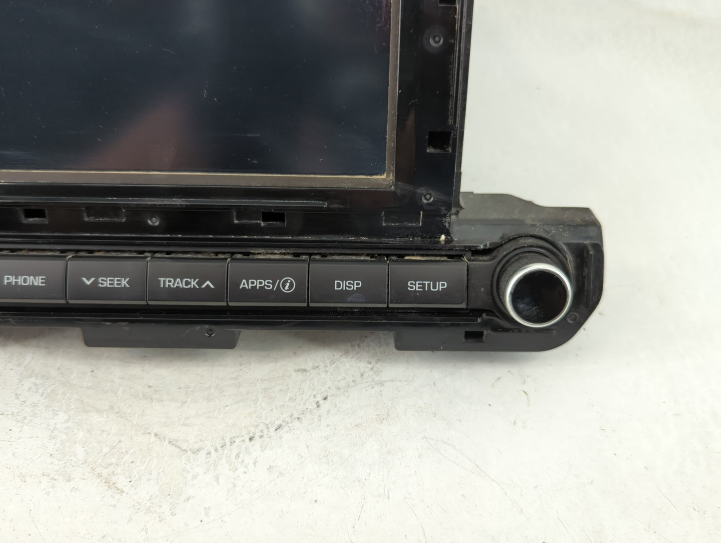2017-2018 Hyundai Elantra Radio AM FM Cd Player Receiver Replacement P/N:96160-F2101UAT Fits Fits 2017 2018 OEM Used Auto Parts - Oemusedautoparts1.com