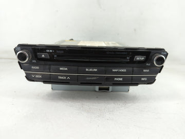 2017 Genesis G80 Radio AM FM Cd Player Receiver Replacement P/N:96560-B1ED04X Fits OEM Used Auto Parts - Oemusedautoparts1.com