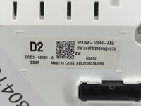 2019-2022 Mazda 3 Instrument Cluster Speedometer Gauges P/N:JJVF-10849-ABL Fits Fits 2019 2020 2021 2022 OEM Used Auto Parts