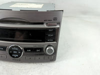 2010-2012 Subaru Legacy Radio AM FM Cd Player Receiver Replacement P/N:86201AJ64A Fits Fits 2010 2011 2012 OEM Used Auto Parts - Oemusedautoparts1.com