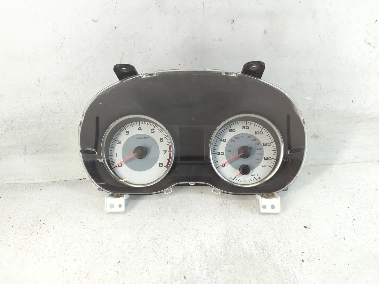 2012 Subaru Impreza Instrument Cluster Speedometer Gauges P/N:85003FJ031 Fits OEM Used Auto Parts - Oemusedautoparts1.com