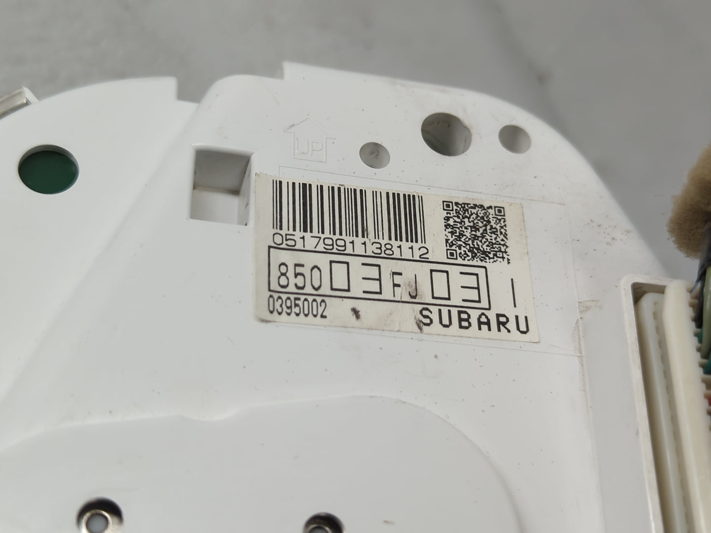 2012 Subaru Impreza Instrument Cluster Speedometer Gauges P/N:85003FJ031 Fits OEM Used Auto Parts - Oemusedautoparts1.com