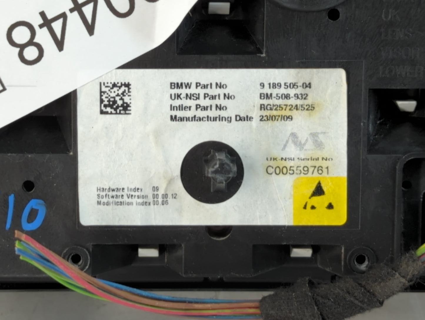 2008-2016 Mini Cooper Instrument Cluster Speedometer Gauges P/N:9 189 505-04 Fits OEM Used Auto Parts