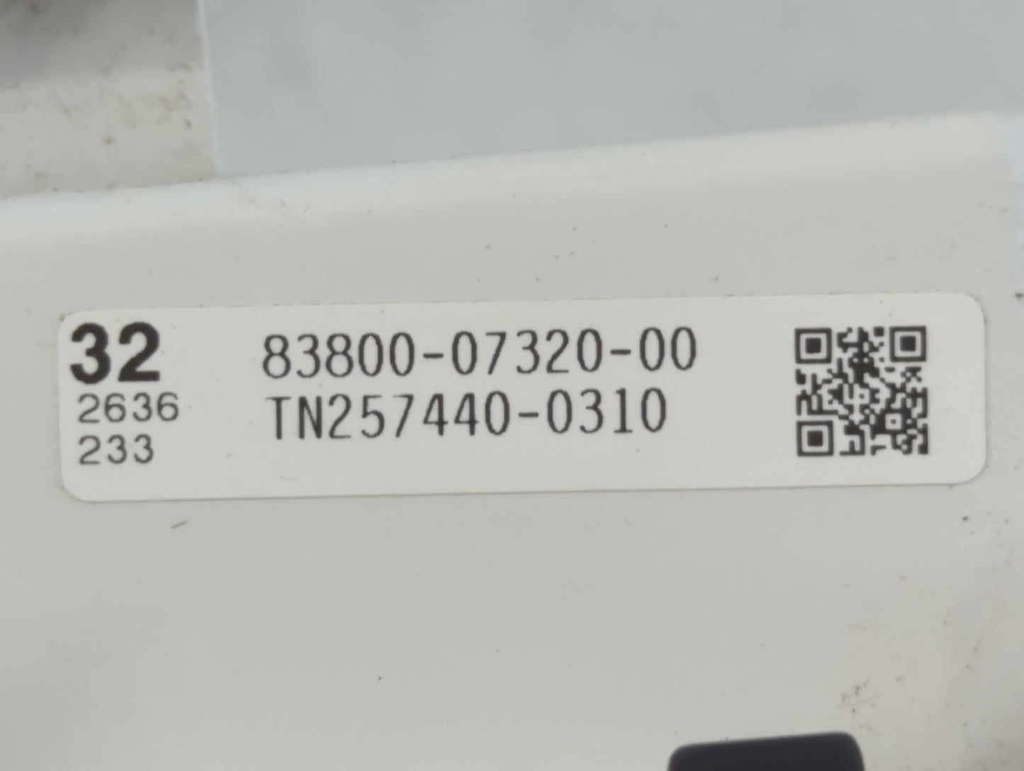 2007 Toyota Avalon Instrument Cluster Speedometer Gauges P/N:83800-07320-00 Fits OEM Used Auto Parts