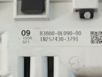 2007 Lexus Rx350 Instrument Cluster Speedometer Gauges P/N:TN257430-3791 83800-0E090-00 Fits Fits 2006 OEM Used Auto Parts