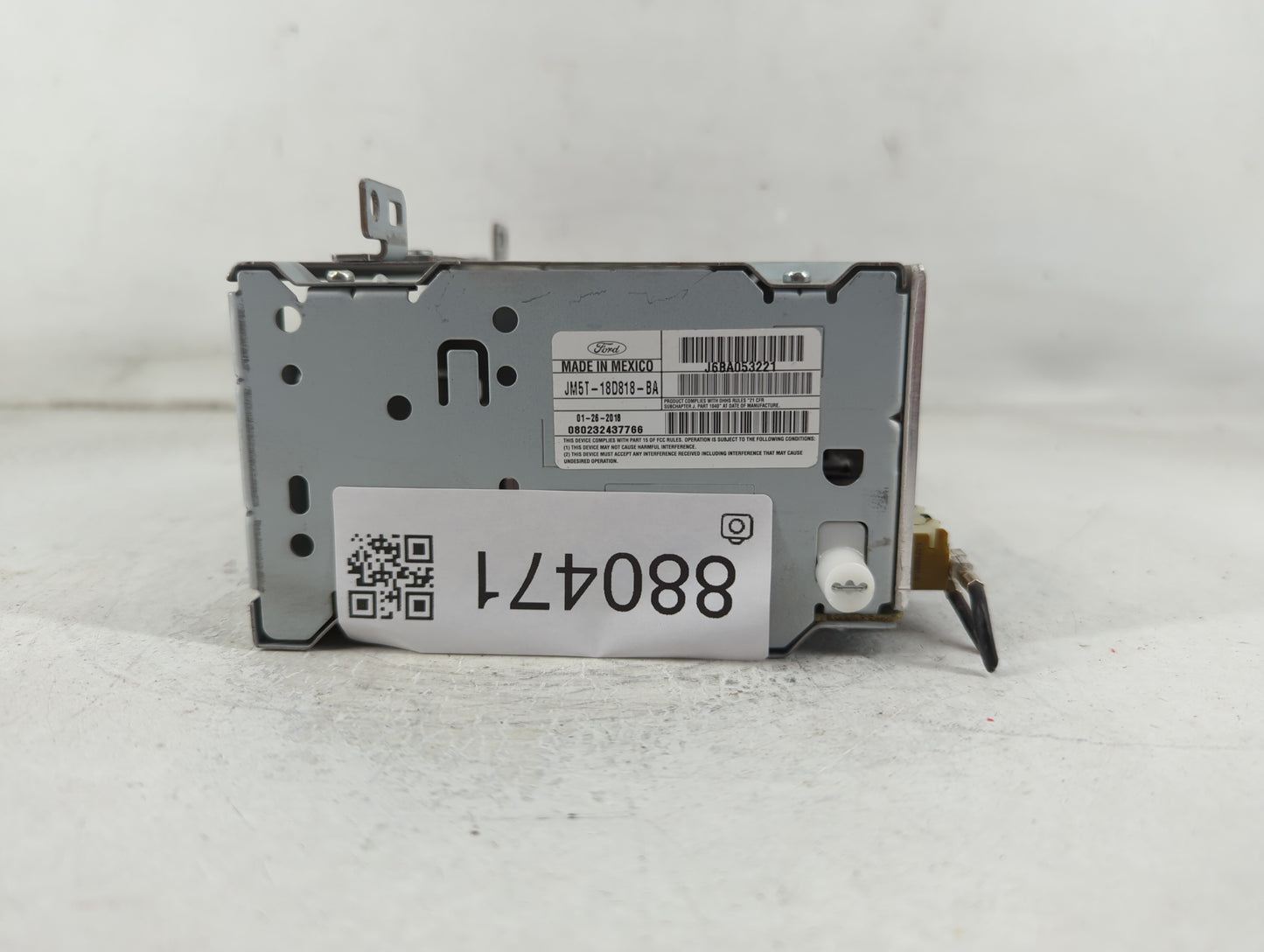 2018 Ford Focus Radio AM FM Cd Player Receiver Replacement P/N:JM5T-18D818-BA Fits OEM Used Auto Parts