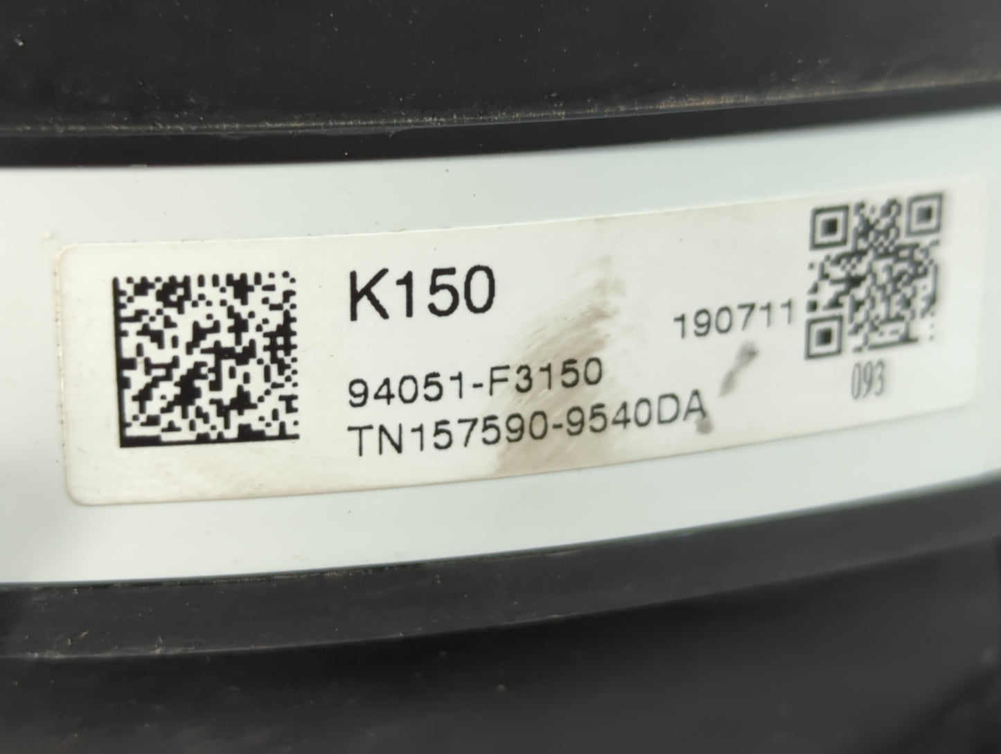 2019-2020 Hyundai Elantra Instrument Cluster Speedometer Gauges P/N:94051-F3150 Fits Fits 2019 2020 OEM Used Auto Parts