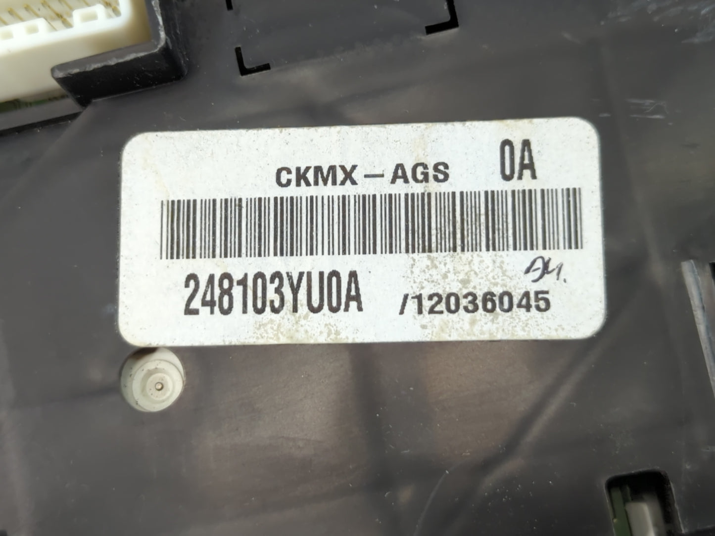2016-2019 Nissan Sentra Instrument Cluster Speedometer Gauges P/N:248103YU0A Fits Fits 2016 2017 2018 2019 OEM Used Auto Parts - Oemusedautoparts1.com