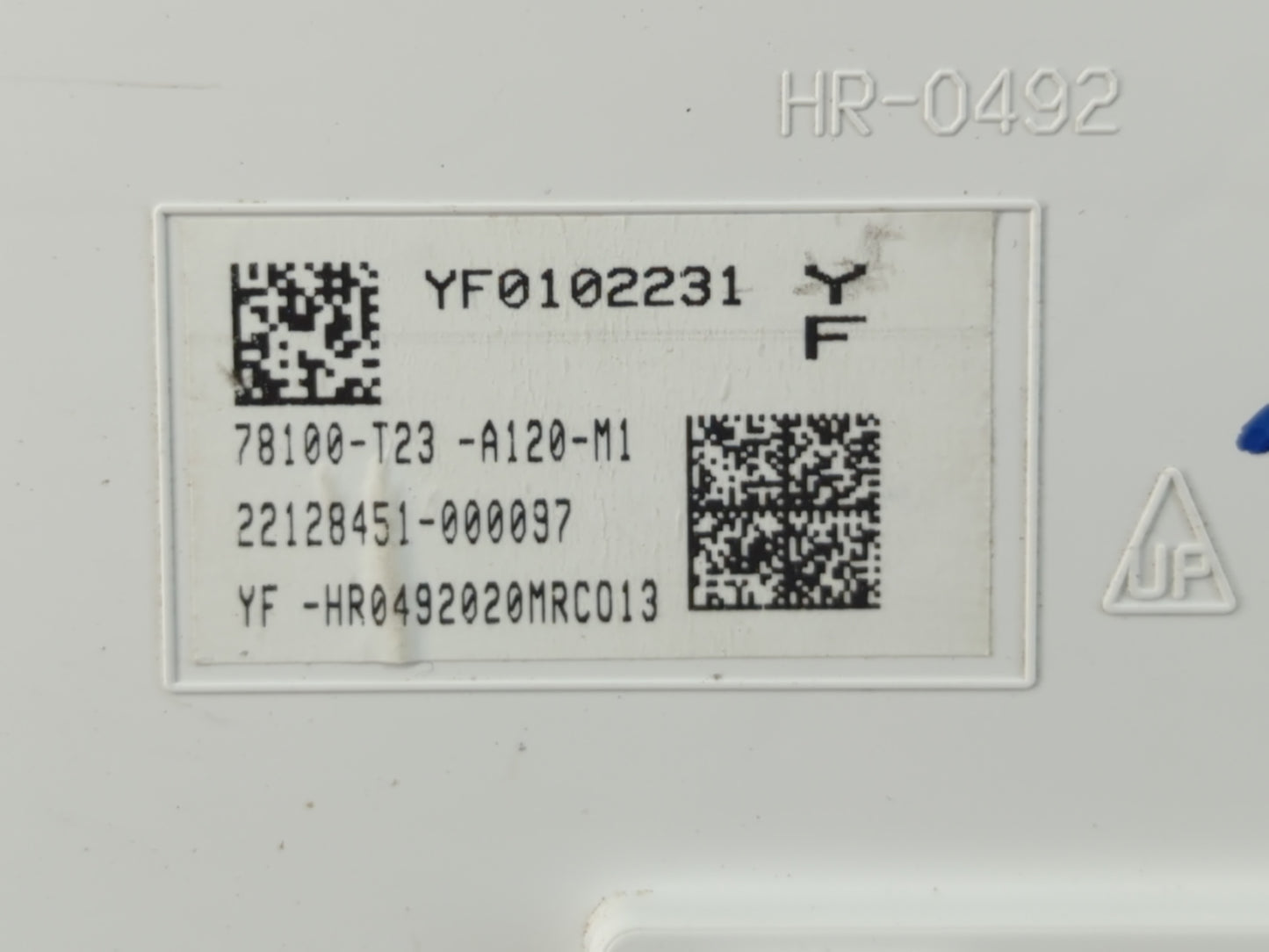 2022 Honda Civic Instrument Cluster Speedometer Gauges P/N:78100-T23-A120-M1 Fits OEM Used Auto Parts