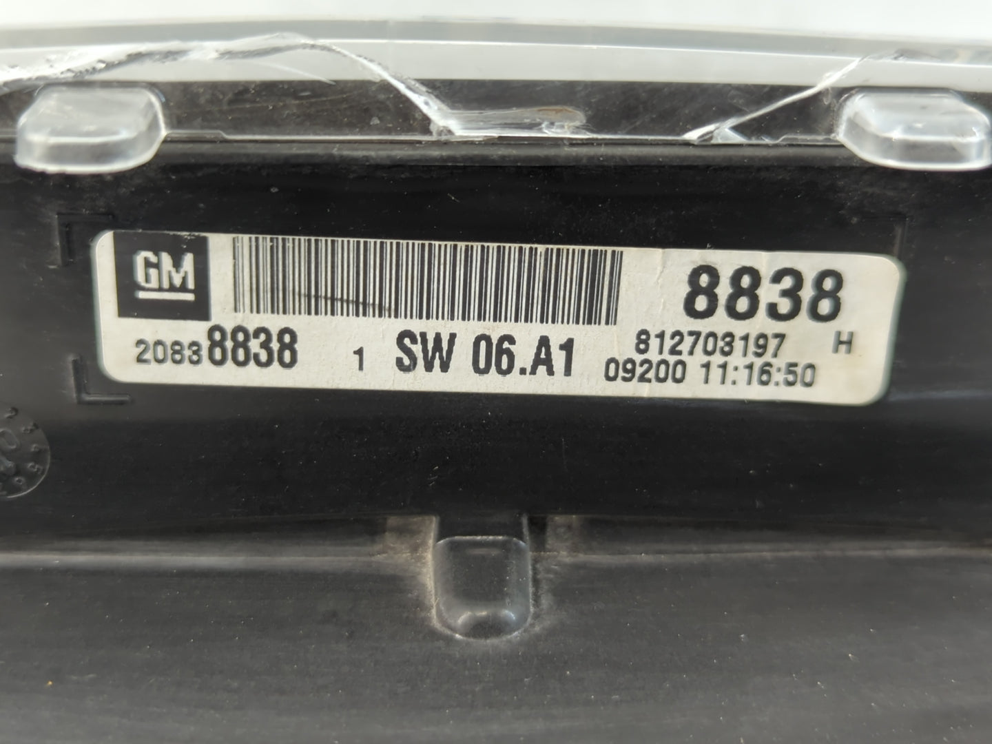 2010 Chevrolet Equinox Instrument Cluster Speedometer Gauges P/N:20838838 Fits OEM Used Auto Parts - Oemusedautoparts1.com