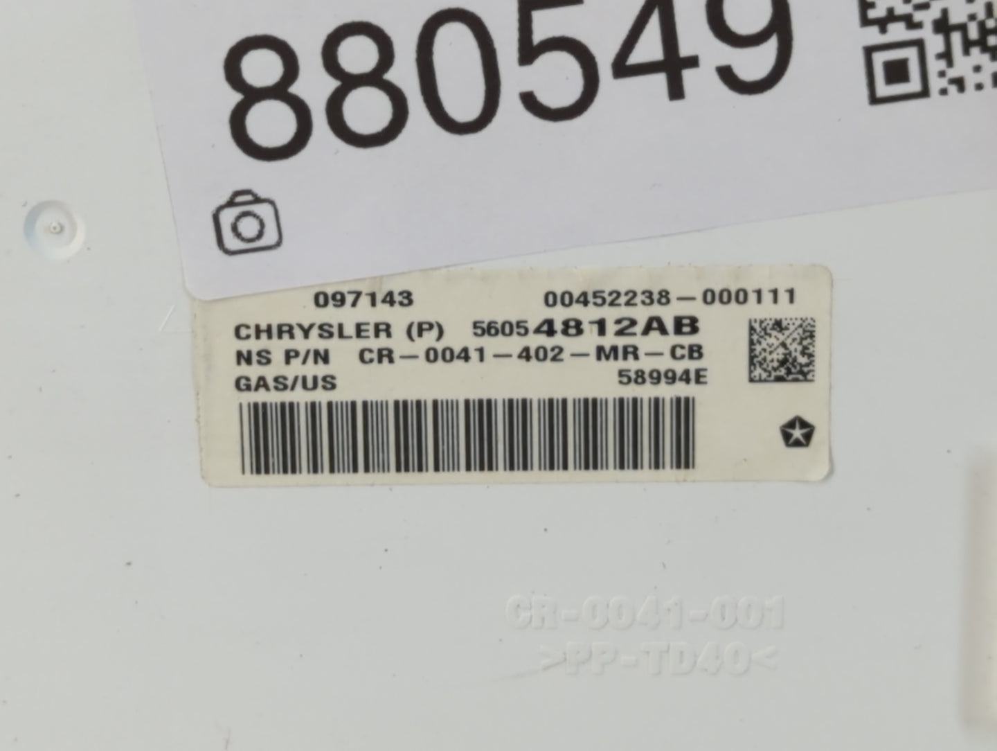 2014 Dodge Journey Instrument Cluster Speedometer Gauges P/N:56054812AB Fits OEM Used Auto Parts - Oemusedautoparts1.com