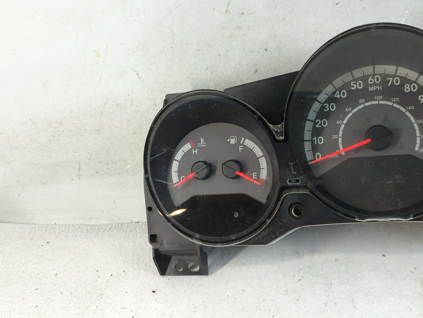 2011-2012 Dodge Caliber Instrument Cluster Speedometer Gauges P/N:P68087323AC Fits Fits 2011 2012 OEM Used Auto Parts - Oemusedautoparts1.com