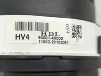 2011-2015 Hyundai Sonata Instrument Cluster Speedometer Gauges P/N:94001-4R002 Fits Fits 2011 2012 2013 2014 2015 OEM Used Auto Parts - Oemusedautoparts1.com