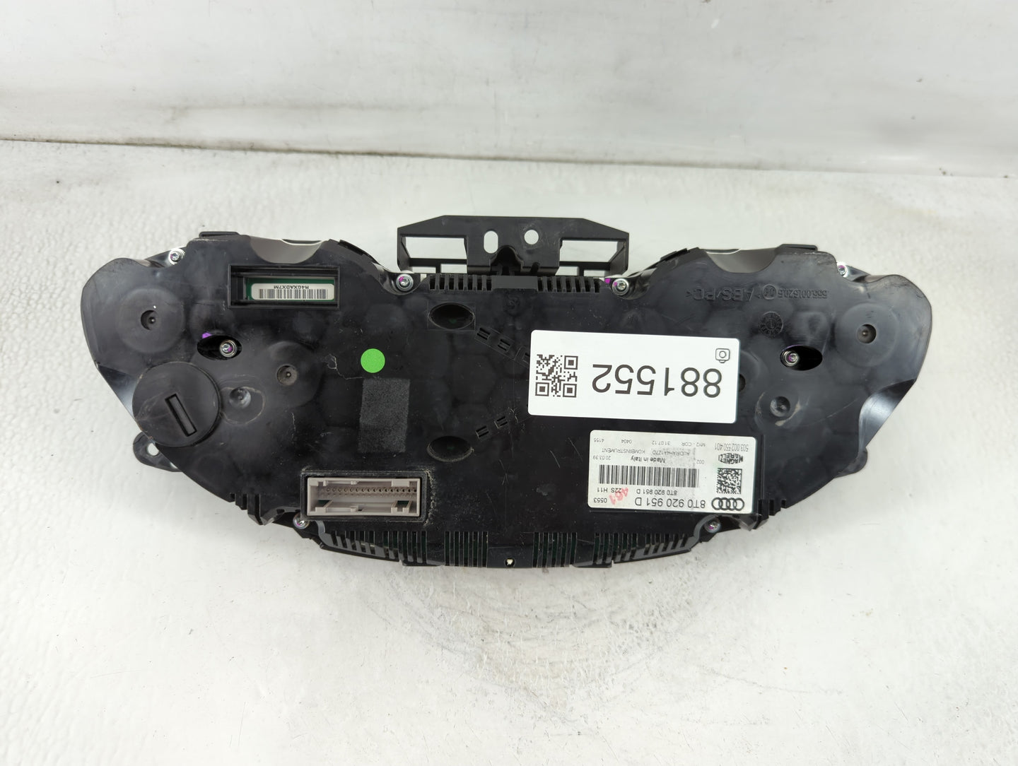 2013 Audi A5 Instrument Cluster Speedometer Gauges P/N:503 002 550 401 8T0 920 951 D Fits OEM Used Auto Parts - Oemusedautoparts1.com