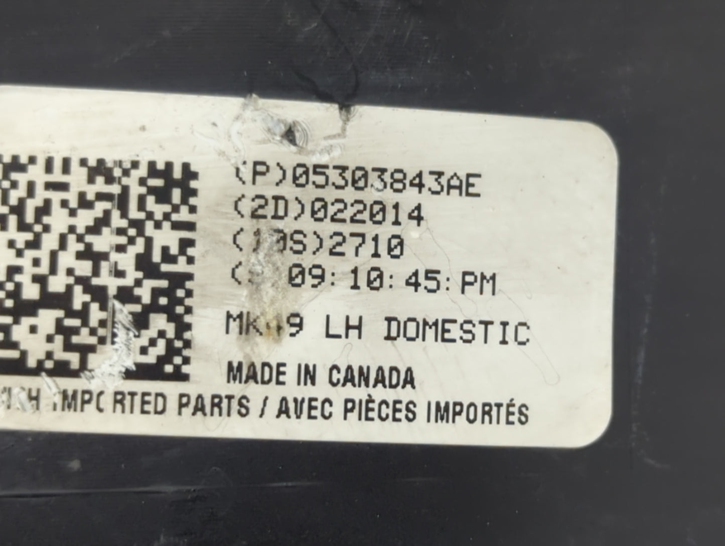 2007-2017 Jeep Patriot Driver Left Oem Head Light Headlight Lamp