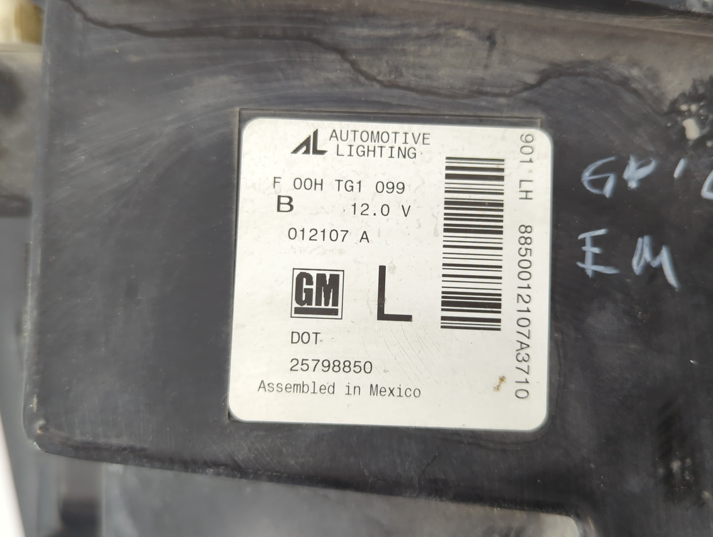 2007 Chevrolet Silverado 1500 Driver Left Oem Head Light Headlight Lamp