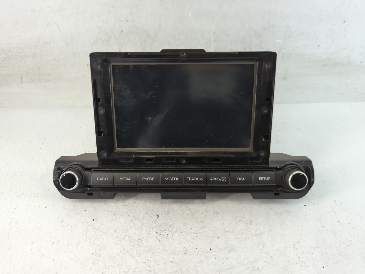 2017-2018 Hyundai Elantra Radio AM FM Cd Player Receiver Replacement P/N:96160-F2101UAT Fits Fits 2017 2018 OEM Used Auto Parts - Oemusedautoparts1.com
