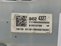 2019 Chevrolet Malibu Instrument Cluster Speedometer Gauges P/N:84524327 Fits OEM Used Auto Parts