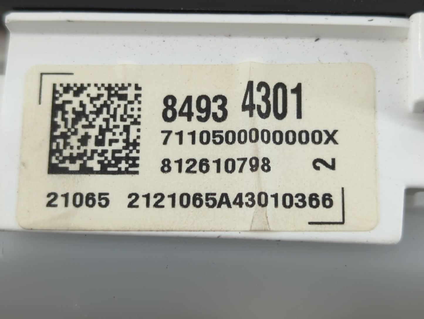 2021-2022 Chevrolet Silverado 1500 Instrument Cluster Speedometer Gauges P/N:84934301 Fits Fits 2021 2022 OEM Used Auto Parts