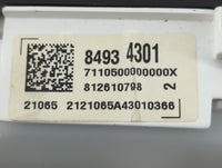 2021-2022 Chevrolet Silverado 1500 Instrument Cluster Speedometer Gauges P/N:84934301 Fits Fits 2021 2022 OEM Used Auto Parts