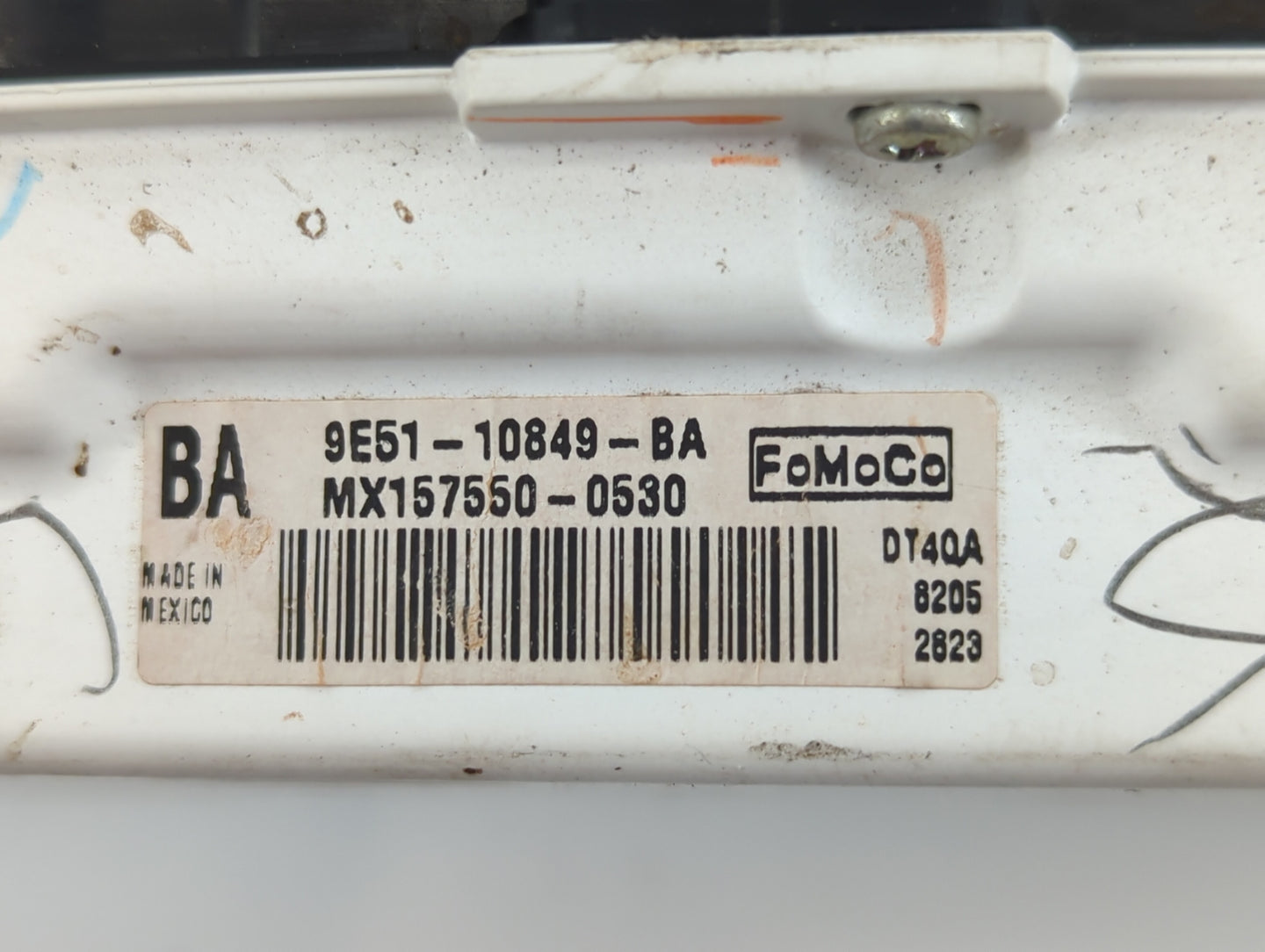 2009 Ford Fusion Instrument Cluster Speedometer Gauges P/N:9E51-10849-BA Fits OEM Used Auto Parts - Oemusedautoparts1.com