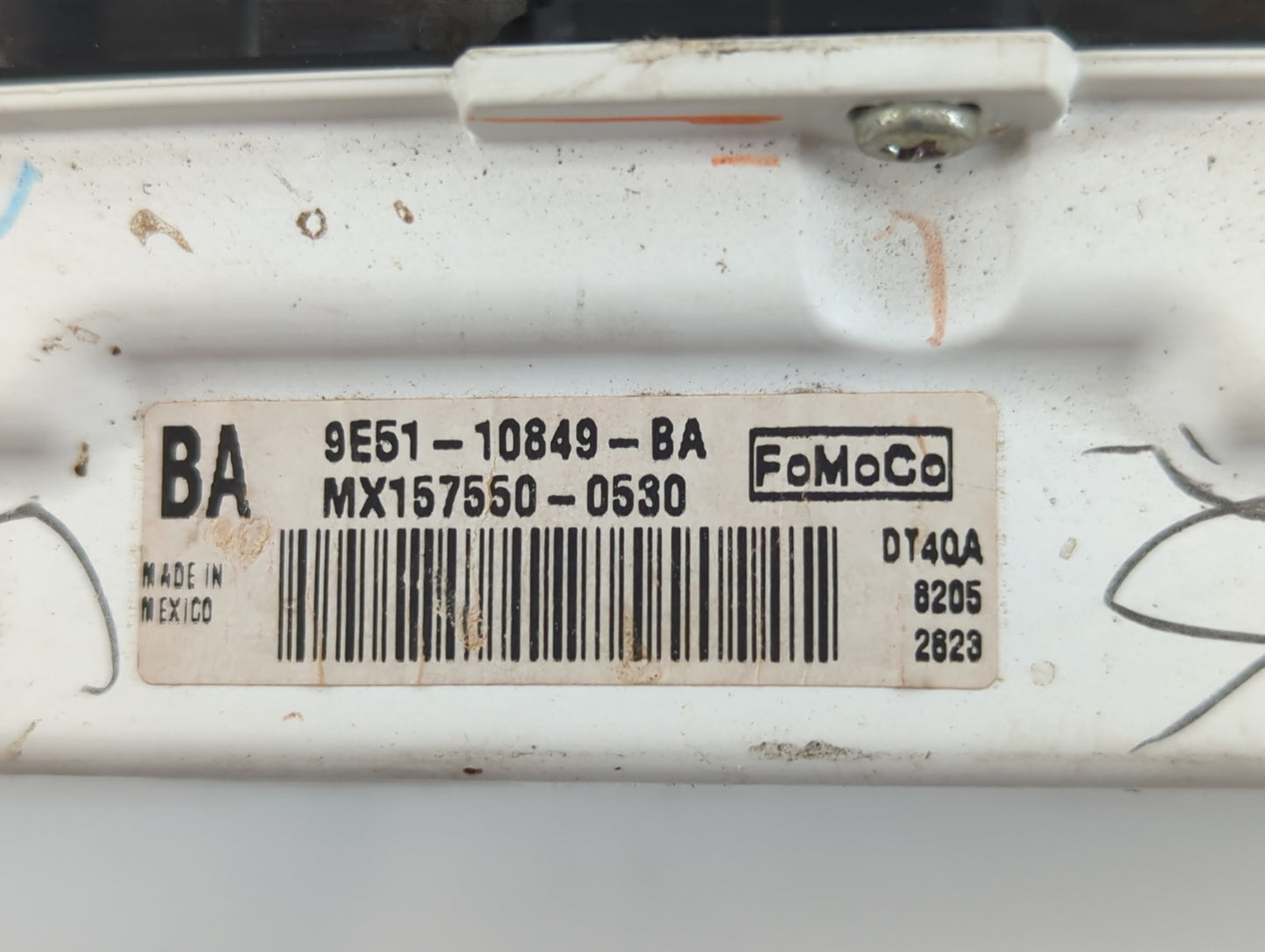 2009 Ford Fusion Instrument Cluster Speedometer Gauges P/N:9E51-10849-BA Fits OEM Used Auto Parts - Oemusedautoparts1.com