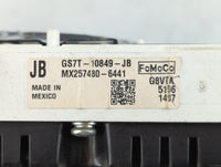 2016 Ford Fusion Instrument Cluster Speedometer Gauges P/N:GS7T-10849-JB Fits OEM Used Auto Parts - Oemusedautoparts1.com