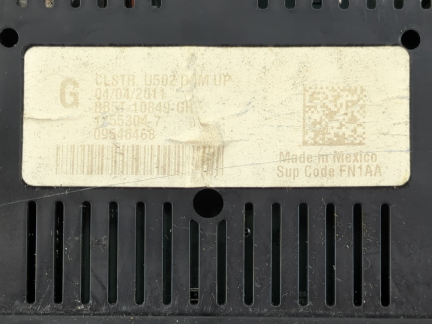 2011 Ford Explorer Instrument Cluster Speedometer Gauges P/N:BB5T-10849-GH Fits OEM Used Auto Parts