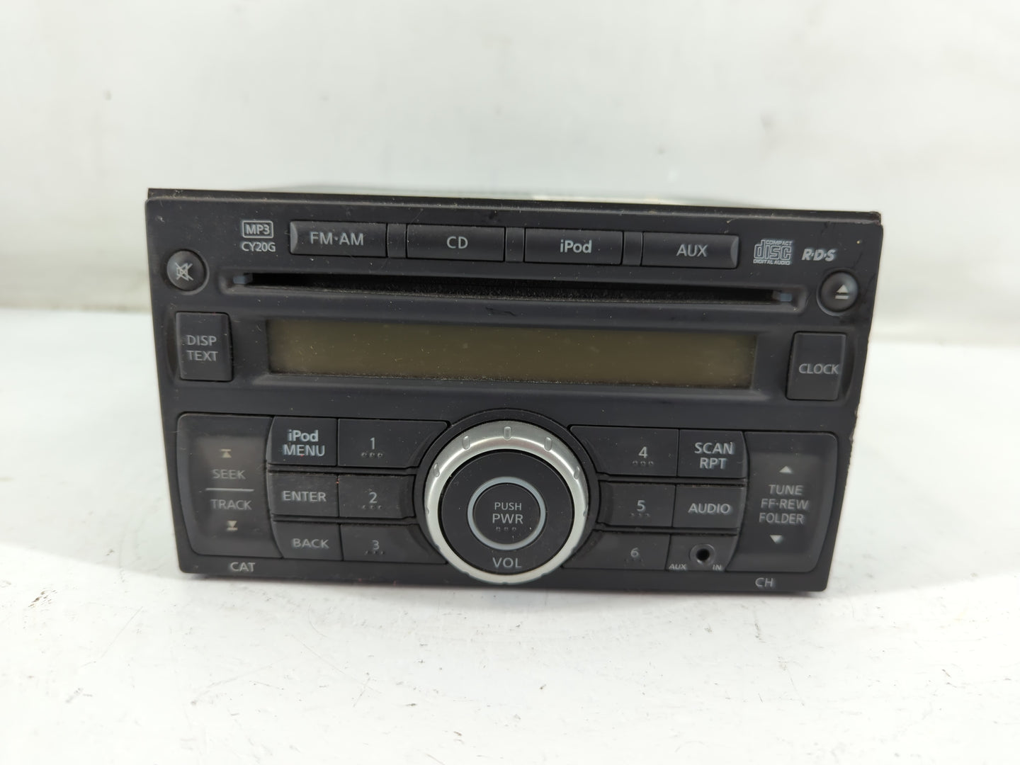 2012-2013 Nissan Versa Radio AM FM Cd Player Receiver Replacement P/N:28185 3AN1A Fits Fits 2012 2013 OEM Used Auto Parts - Oemusedautoparts1.com