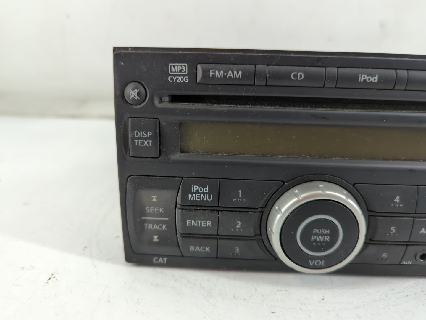 2012-2013 Nissan Versa Radio AM FM Cd Player Receiver Replacement P/N:28185 3AN1A Fits Fits 2012 2013 OEM Used Auto Parts - Oemusedautoparts1.com