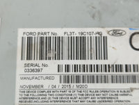 2015-2016 Ford F-150 Radio AM FM Cd Player Receiver Replacement P/N:FL3T-19C107-HG Fits Fits 2015 2016 OEM Used Auto Parts