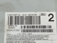 2013 Ford F-150 Radio AM FM Cd Player Receiver Replacement P/N:DL3T-19C107-BH Fits OEM Used Auto Parts - Oemusedautoparts1.com