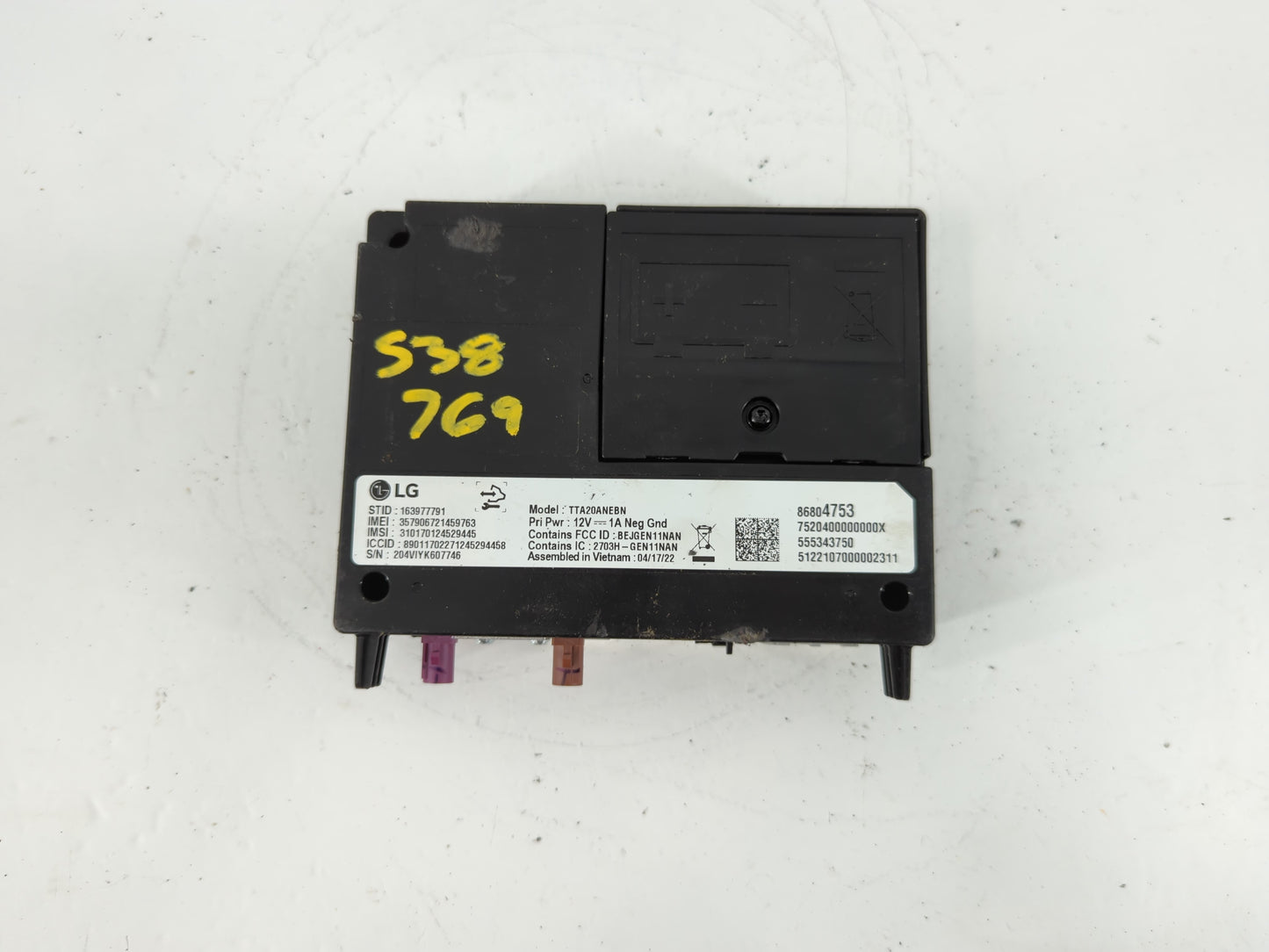 2020-2022 Chevrolet Equinox Radio AM FM Cd Player Receiver Replacement Fits Fits 2020 2021 2022 OEM Used Auto Parts - Oemusedautoparts1.com