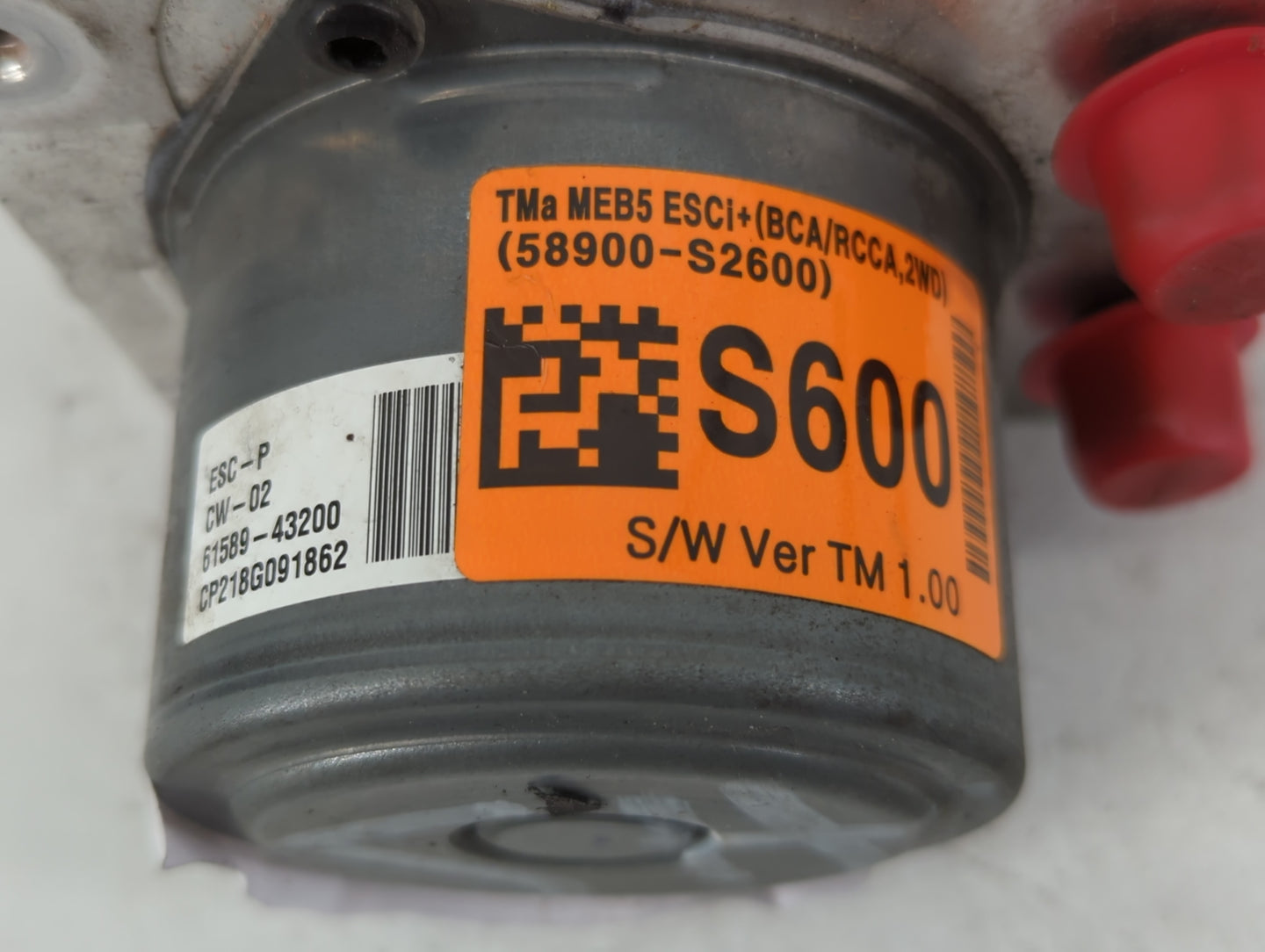 2019-2020 Hyundai Santa Fe ABS Pump Control Module Replacement P/N:61589-43200 58900-S2600 Fits Fits 2019 2020 OEM Used Auto Parts - Oemusedautoparts1.com
